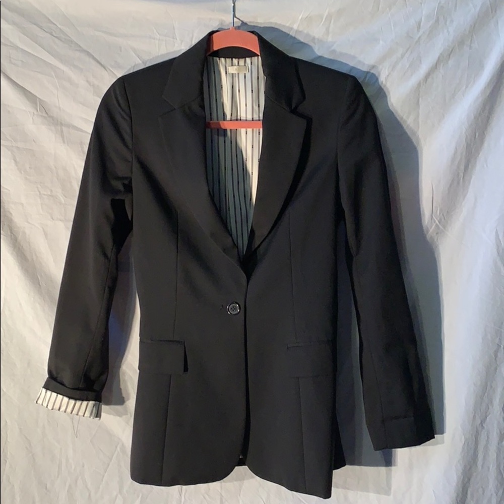 Women’s blazer black wool/polyester XS